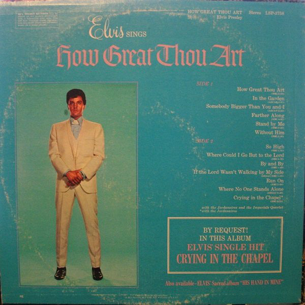 Elvis Presley : How Great Thou Art (LP, Album, RP, Ind)