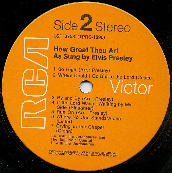 Elvis Presley : How Great Thou Art (LP, Album, RP, Ind)