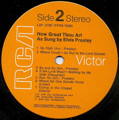 Elvis Presley : How Great Thou Art (LP, Album, RP, Ind)