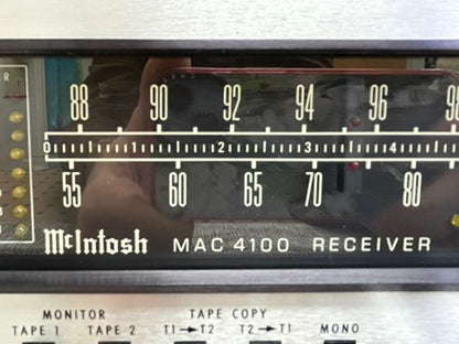 McIntosh MAC-4100 Stereo Receiver * 75W RMS * Fully Serviced * NEW Custom Wood Case by Heiukko