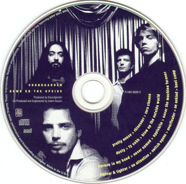 Soundgarden : Down On The Upside (CD, Album, Dig)