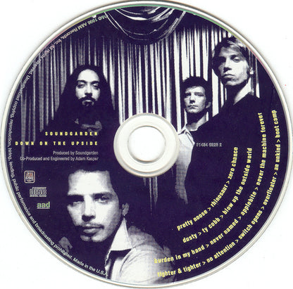 Soundgarden : Down On The Upside (CD, Album, Dig)