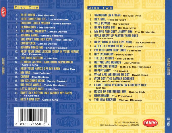 Various : The Colpix-Dimension Story (2xCD, Comp)