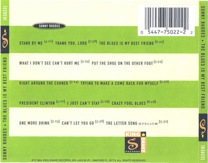 Sonny Rhodes : The Blues Is My Best Friend (CD)