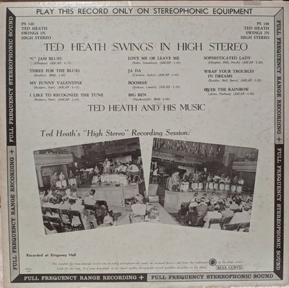 Ted Heath And His Music : Ted Heath Swings In High Stereo (LP)