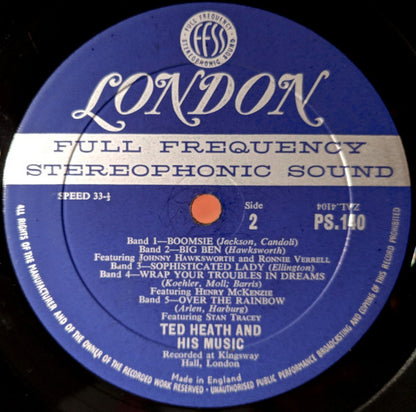 Ted Heath And His Music : Ted Heath Swings In High Stereo (LP)