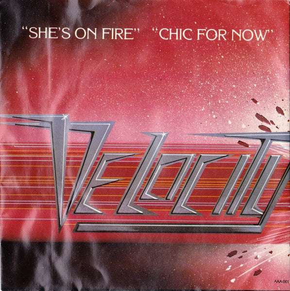 Velocity (11) : She's On Fire (7", Single)