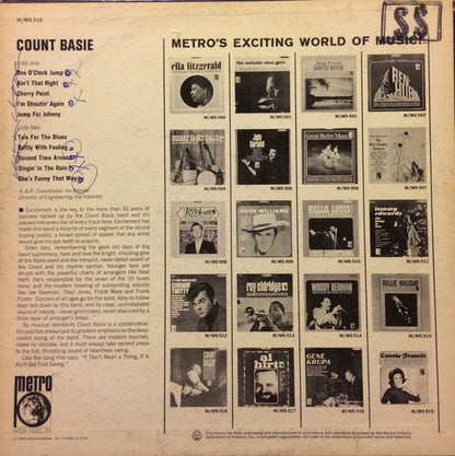 Count Basie : Count Basie (LP, Comp, Mono)