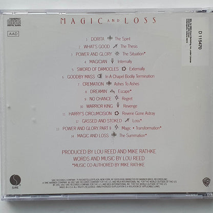 Lou Reed : Magic And Loss (CD, Album, Club)