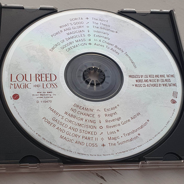 Lou Reed : Magic And Loss (CD, Album, Club)