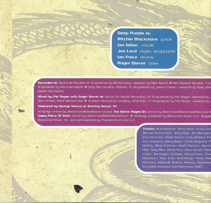 Deep Purple : The Battle Rages On... (CD, Album)