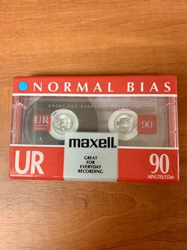 Maxell UR normal bias 90min/135m cassette