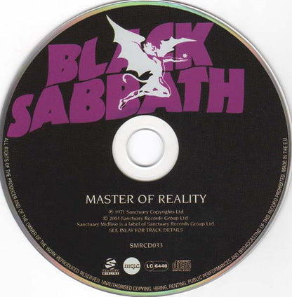 Black Sabbath : Master Of Reality (CD, Album, RE, RM)