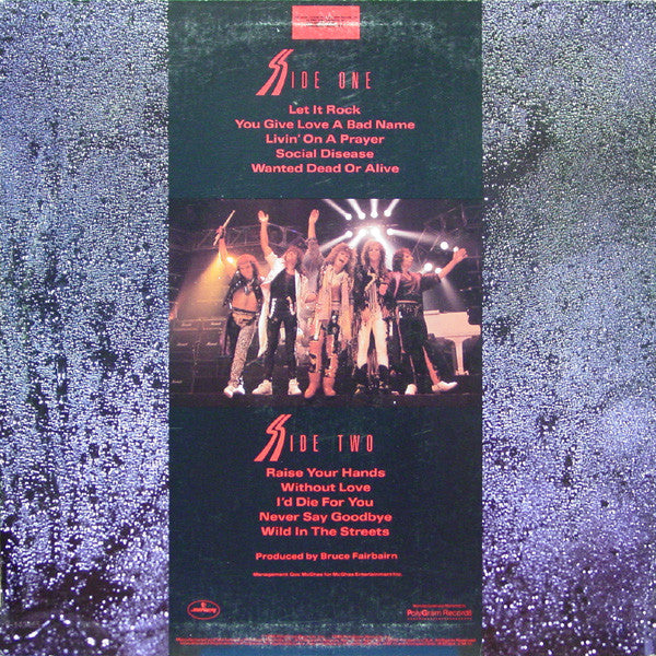 Bon Jovi : Slippery When Wet (LP, Album, Club, 70 )