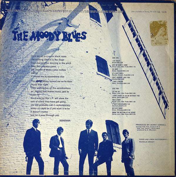 The Moody Blues : Go Now - Moody Blues #1 (LP, Album, Mono, RP)