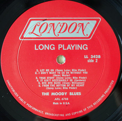 The Moody Blues : Go Now - Moody Blues #1 (LP, Album, Mono, RP)