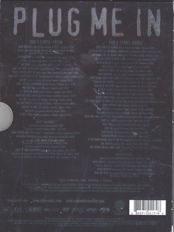 AC/DC : Plug Me In (2xDVD-V, NTSC, Reg)