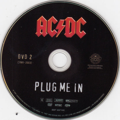 AC/DC : Plug Me In (2xDVD-V, NTSC, Reg)