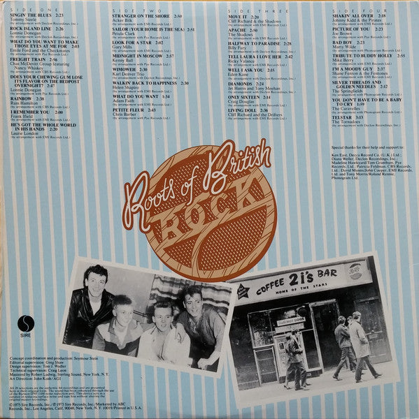 Various : Roots Of British Rock (2xLP, Comp, Ter)