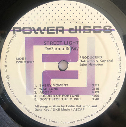 DeGarmo & Key : Street Light (LP, Album)