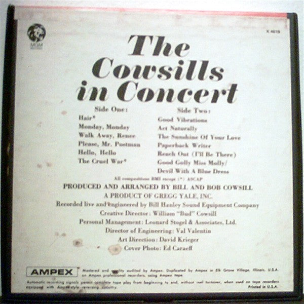The Cowsills : In Concert (Reel)