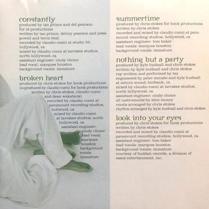 Immature : Playtyme Is Over (CD, Album, UNI)