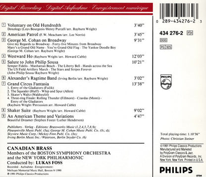 Canadian Brass* / Members Of The Boston Symphony Orchestra And The New York Philharmonic* : Red, White & Brass (CD, Album)