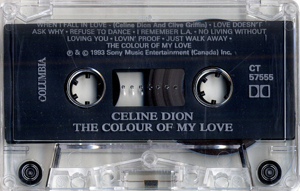 Celine Dion* : The Colour Of My Love (Cass, Album, Dol)