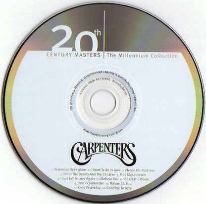 Carpenters : Carpenters (CD, Comp, RE)