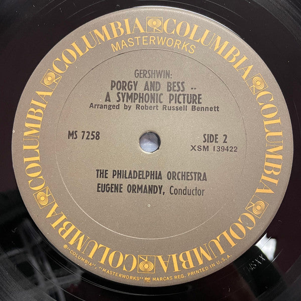George Gershwin : An American In Paris / Porgy And Bess A Symphonic Picture (LP, Album)