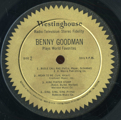 Benny Goodman : Benny Goodman Plays World Favorites In High-Fidelity (LP, Album, Mono)
