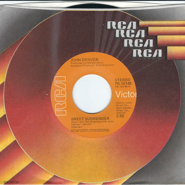 John Denver : Sweet Surrender (7", Single, Hol)