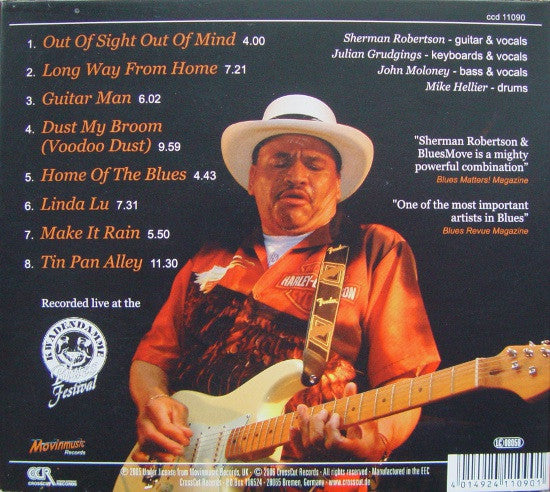 Sherman Robertson & BluesMove : Guitar Man - Live (CD, Album)