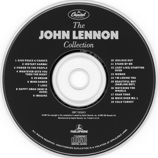 John Lennon : The John Lennon Collection (CD, Comp)