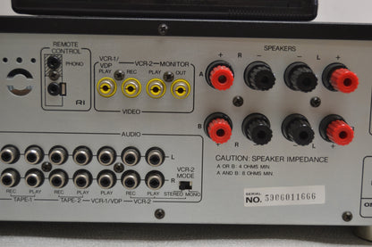 Onkyo TX-840 Stereo Receiver * 60W RMS * Remote * Fully Serviced * New Belts