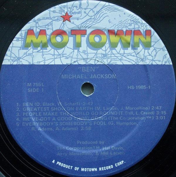 Buy Michael Jackson : Ben (LP, Album, Sec) Online for a great