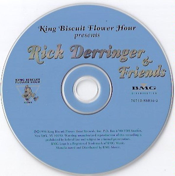 Rick Derringer : Rick Derringer & Friends (CD, Album)