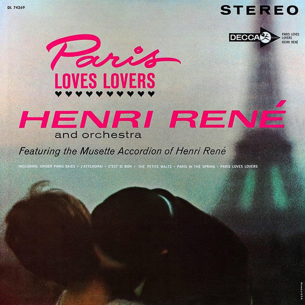 Henri René And Orchestra* : Paris Loves Lovers (LP, Album)