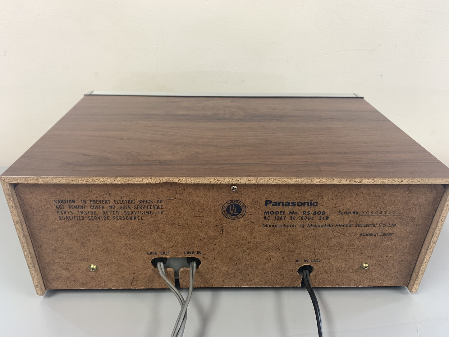 Panasonic RS-808 Eight Track Player Recorder