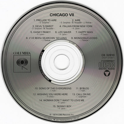 Chicago (2) : Chicago VII (CD, Album, RE, RM)