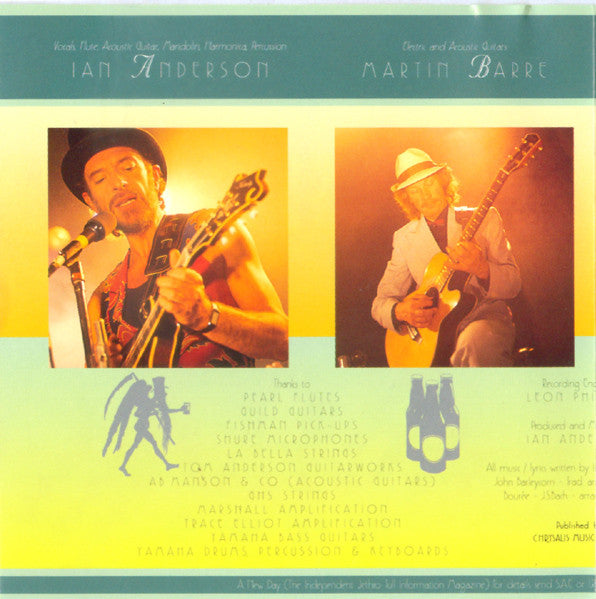 Jethro Tull : A Little Light Music (CD, Album, Cap)