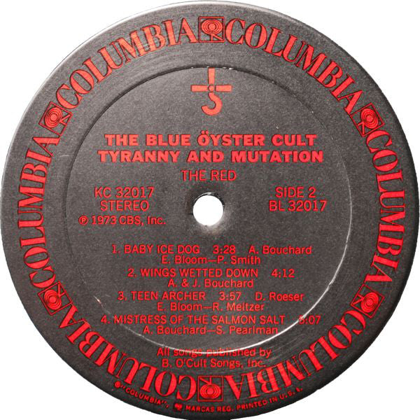 The Blue Öyster Cult* : Tyranny And Mutation (LP, Album, San)