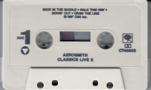 Aerosmith : Classics Live II (Cass, Album)