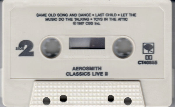 Aerosmith : Classics Live II (Cass, Album)