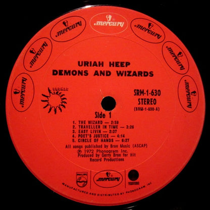 Uriah Heep : Demons And Wizards (LP, Album, Gat)