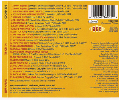 Slim Harpo : Tip On In (CD, Comp, Mono)