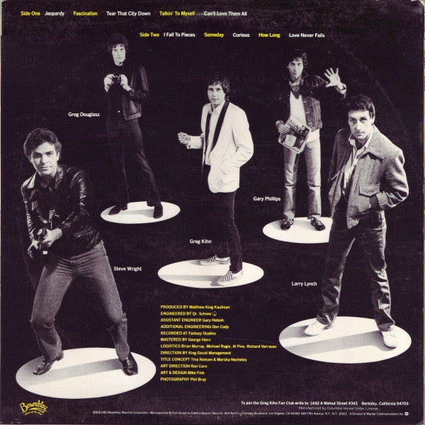 Greg Kihn Band : Kihnspiracy (LP, Album, Club, Col)