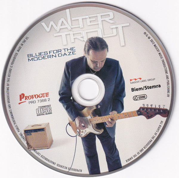 Walter Trout : Blues For The Modern Daze (CD, Album)