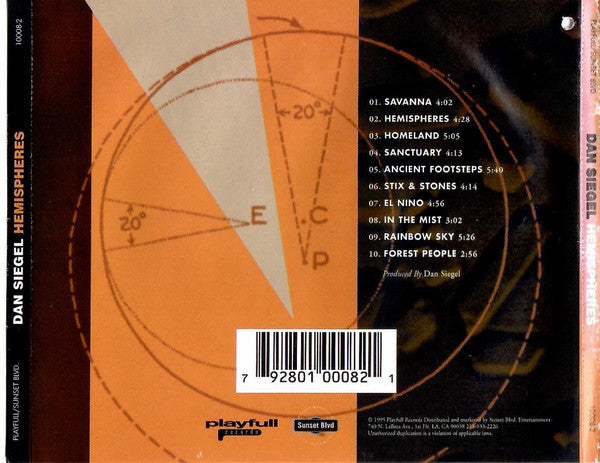 Dan Siegel : Hemispheres  (CD, Album)