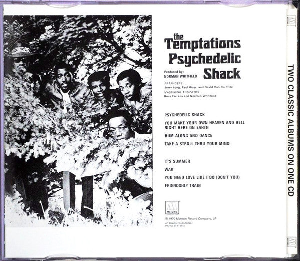 The Temptations : Psychedelic Shack & All Directions (CD, Comp, RE)